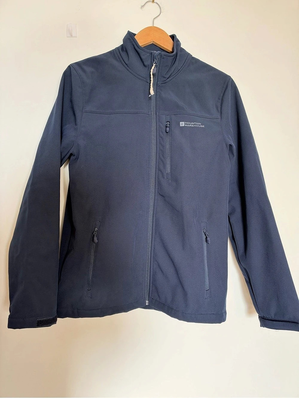Mountain Warehouse Lightweight Water Resistant Jacket Blue Size Small